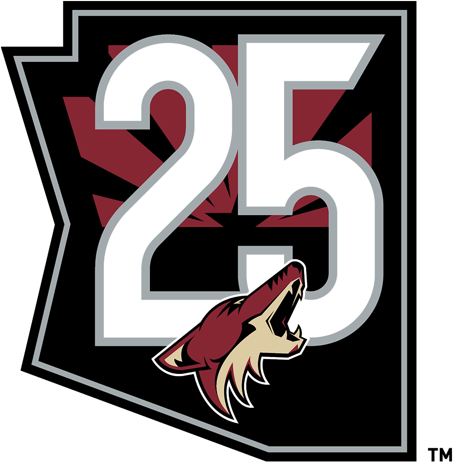 Arizona Coyotes 2021 Anniversary Logo iron on heat transfer